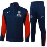 Chándal PSG 2025/26 (Blue With Red Long Zipper)